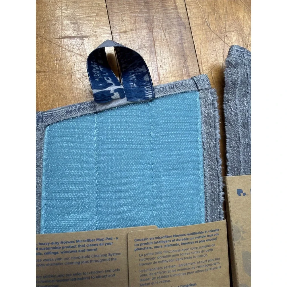 Norwex Mop Refills Floor Pad Cleaning Microfiber Dry Wet Sweeper Cleaner